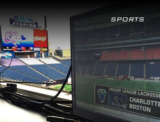 Live sports broadcast video production