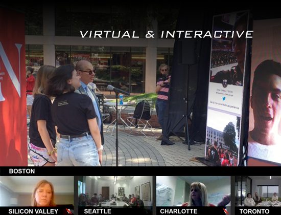 Virtual and interactive event production